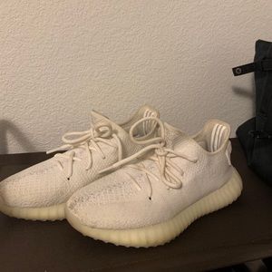 Size 8 women’s white yeezy boost